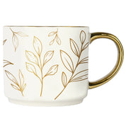Gold Leaves Coffee Mug