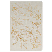 Gold Leaf Fabric Notes Journal