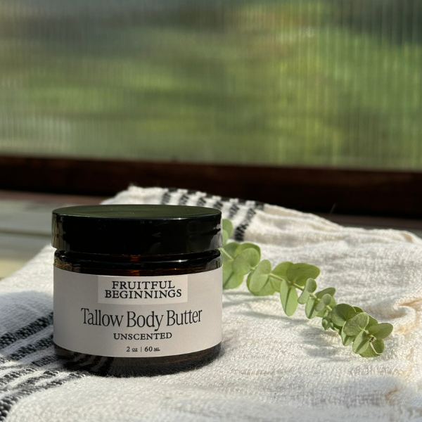 Unscented Tallow Body Butter