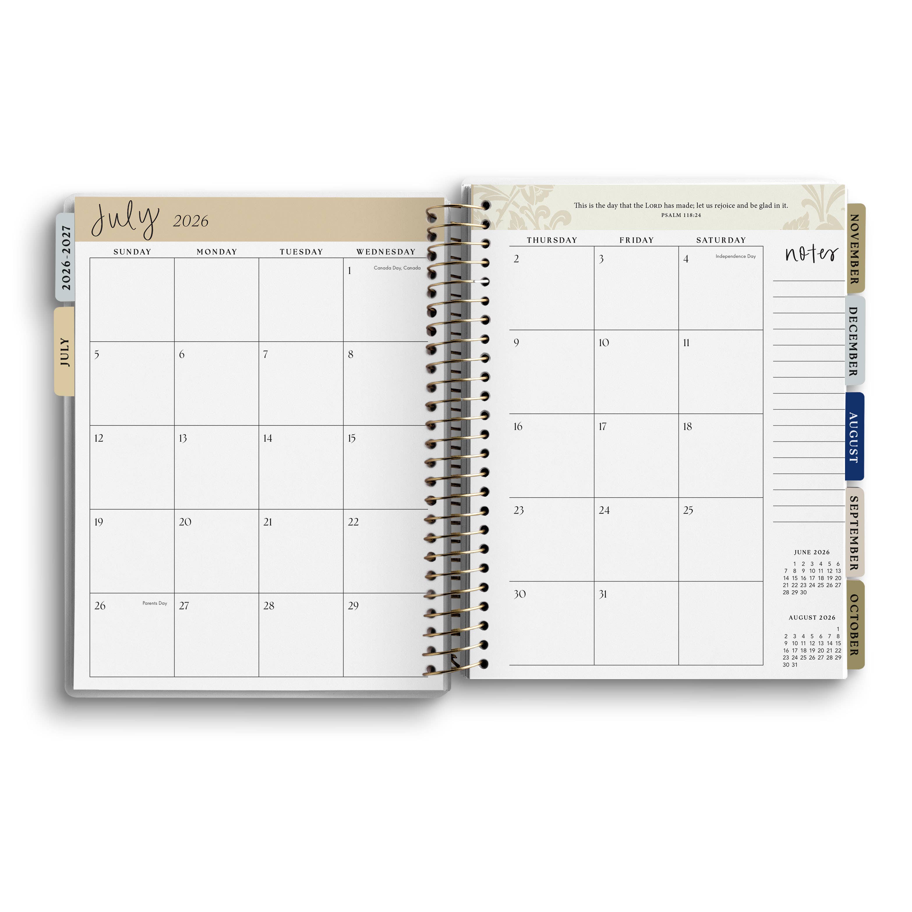Walking with Jesus Christian Planner | 2026–2027