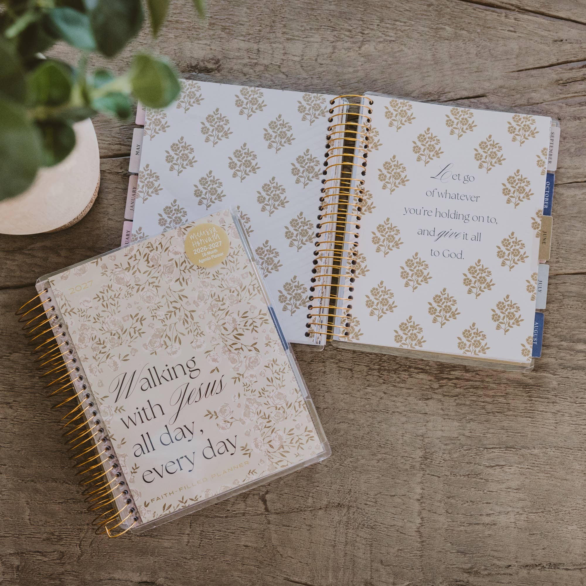 Walking with Jesus Christian Planner | 2026–2027
