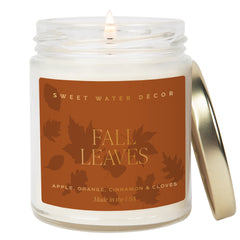 Fall Leaves Candle