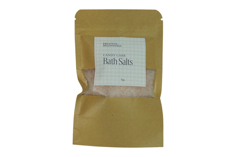 Candy Cane Bath Salts - Individual Size
