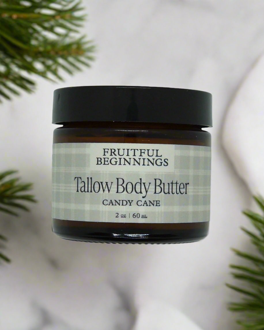 Candy Cane Tallow Body Butter