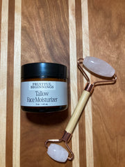 Tallow Face Moisturizer and Facial Roller Duo