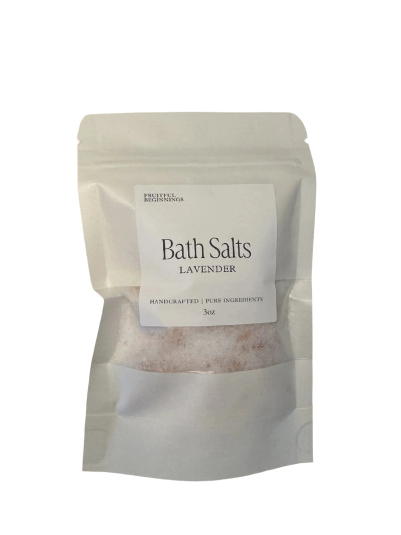 Lavender Bath Salts - Individual Size