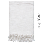 Hand Woven Throw | Ivory
