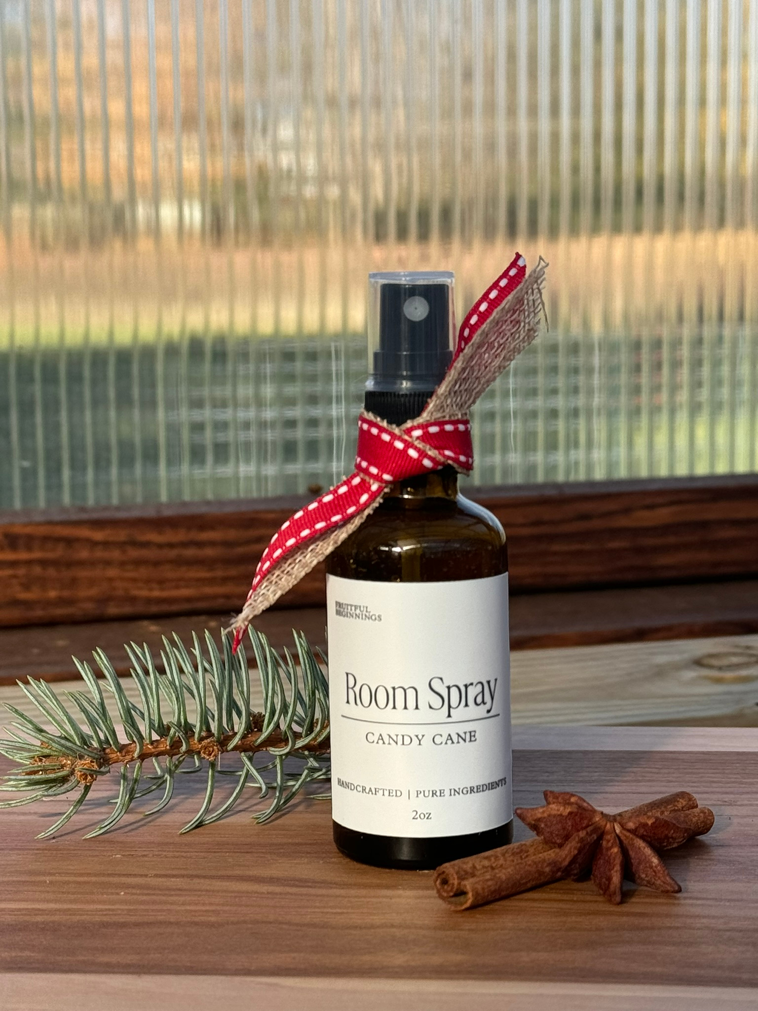 Candy Cane Holiday Room Spray