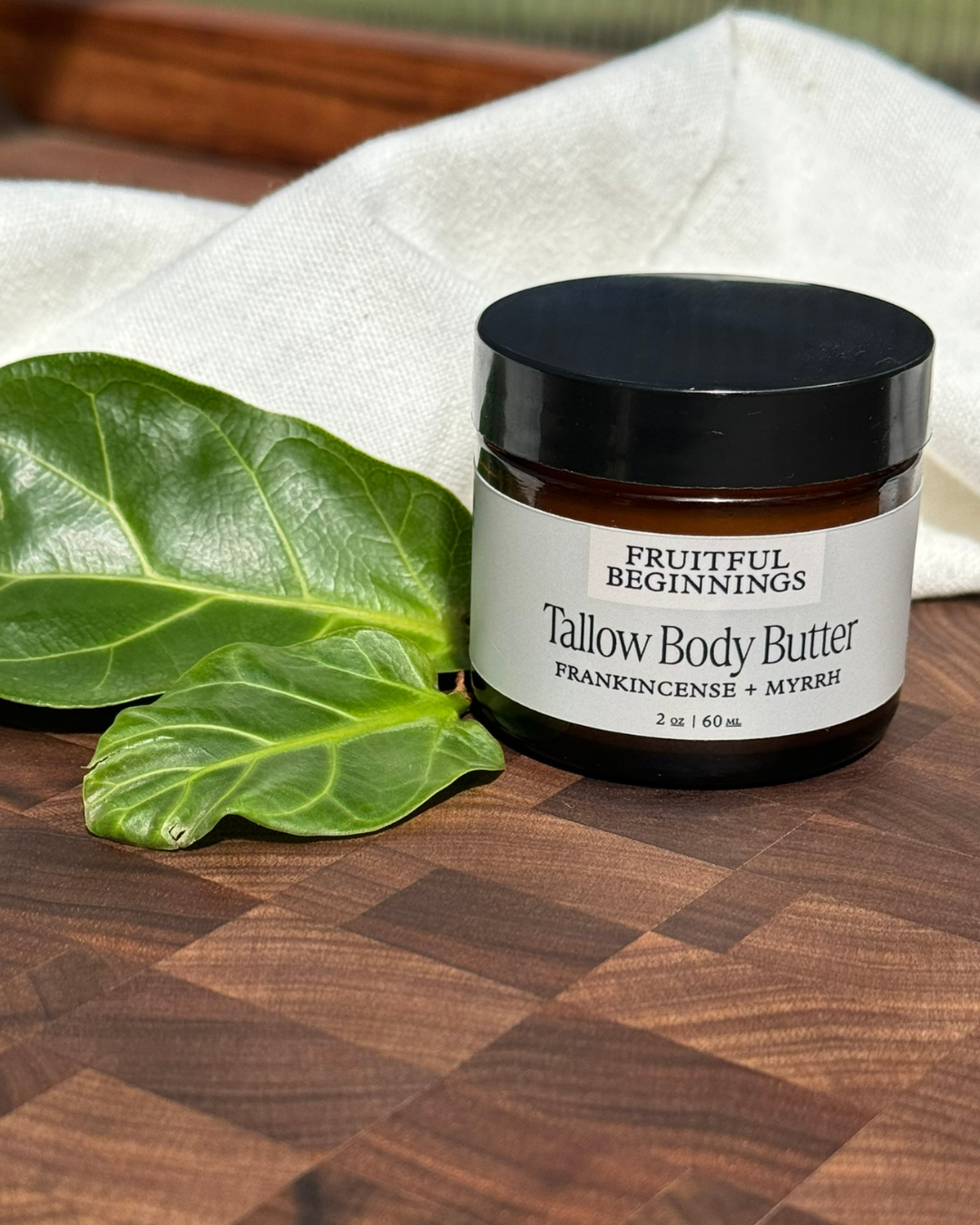Frankincense + Myrrh Tallow Body Butter