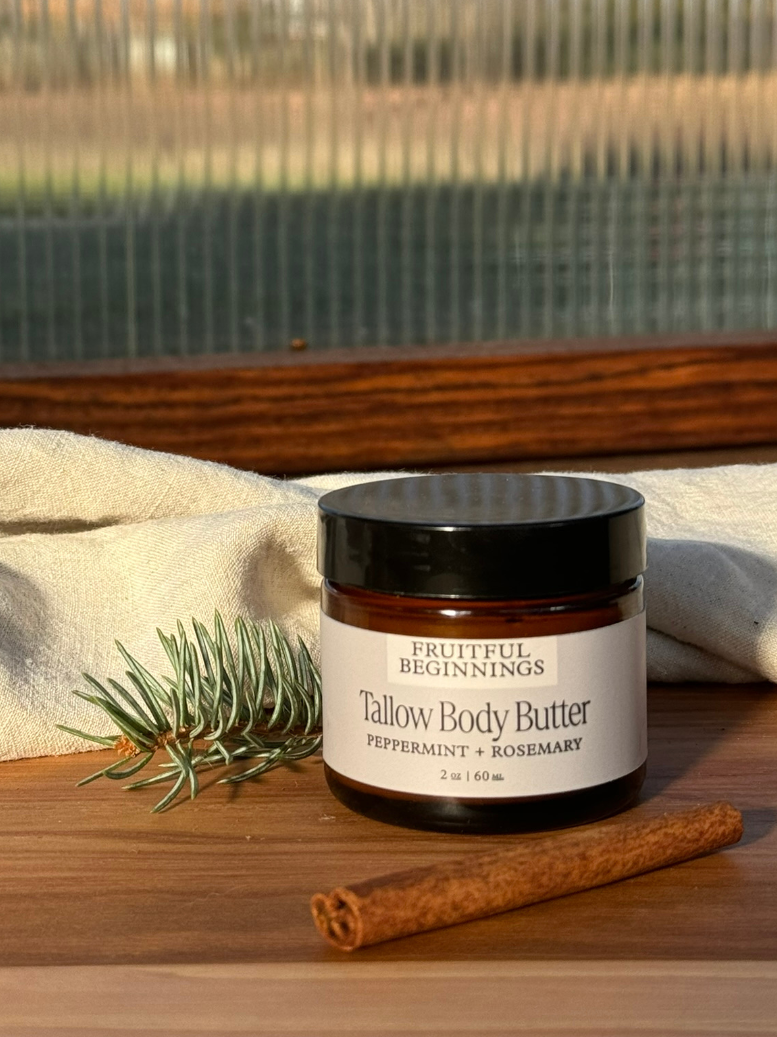 Peppermint + Rosemary Tallow Body Butter