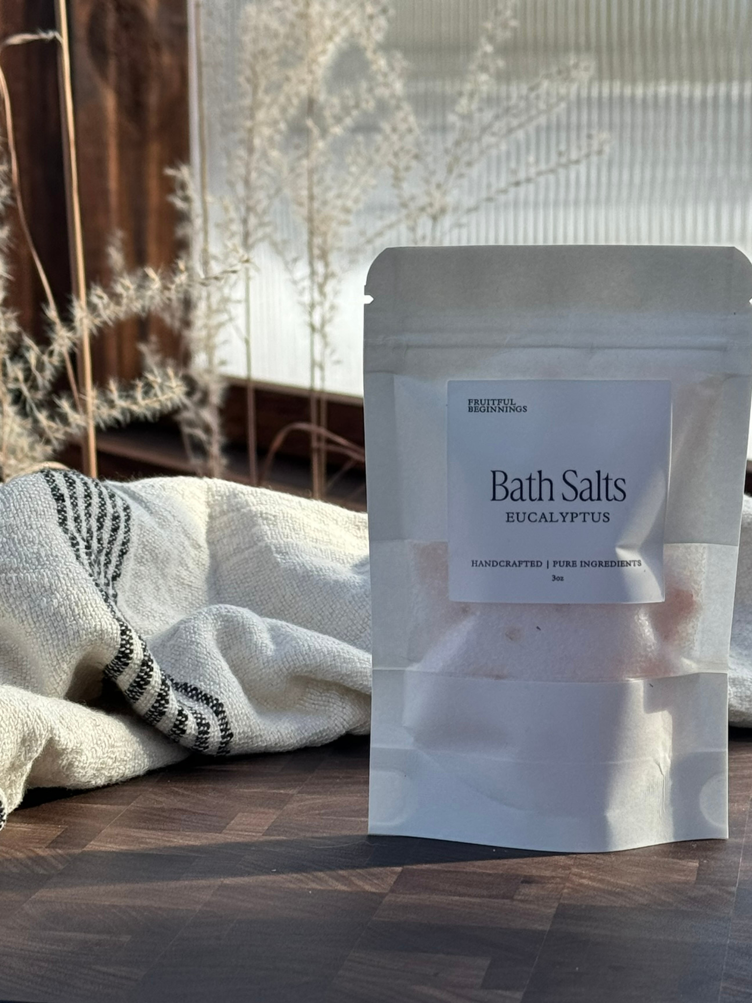Eucalyptus Bath Salts (3 oz)