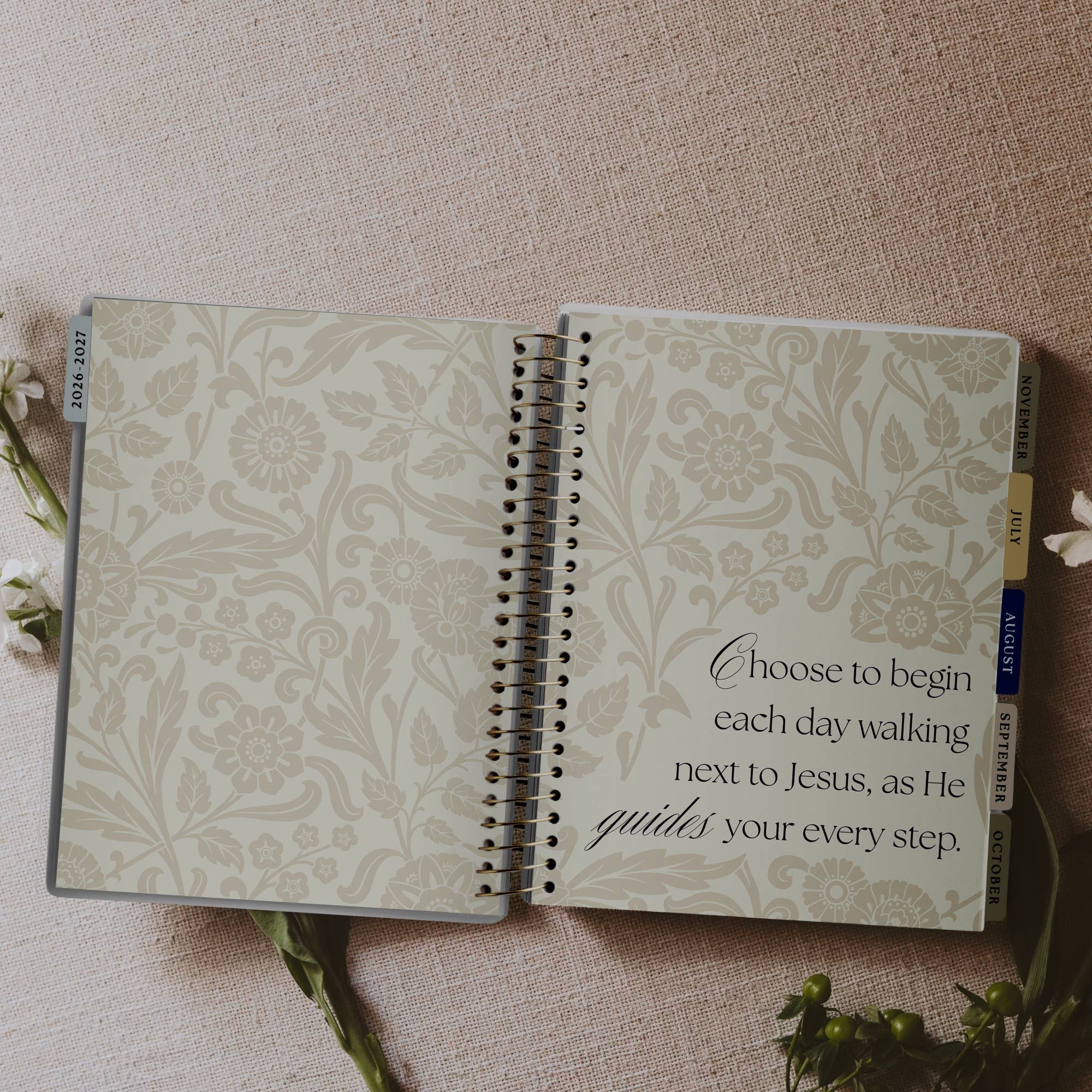 Walking with Jesus Christian Planner | 2026–2027