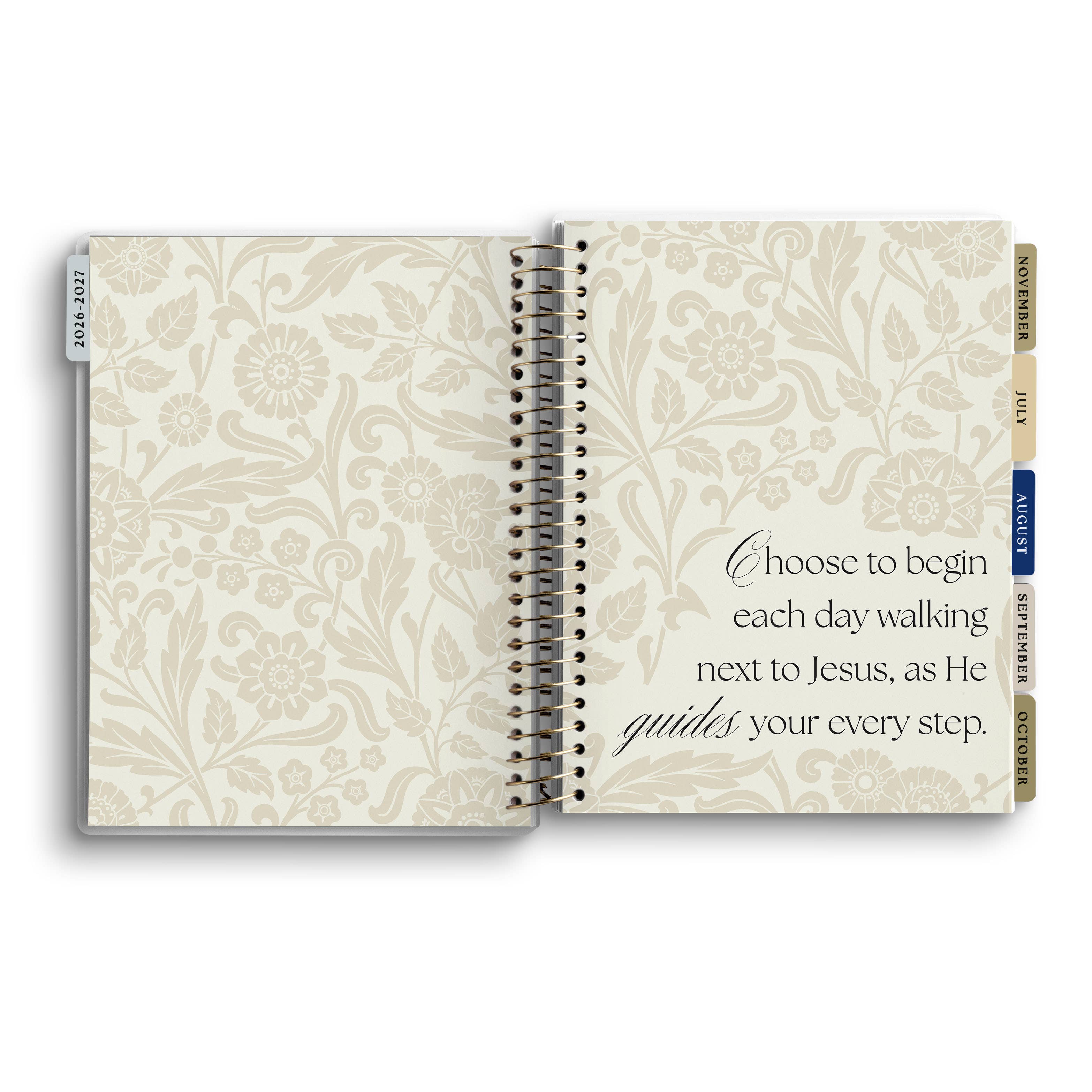 Walking with Jesus Christian Planner | 2026–2027